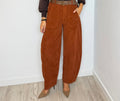 PANTALÓN ESSENTIAL PANA TEJA