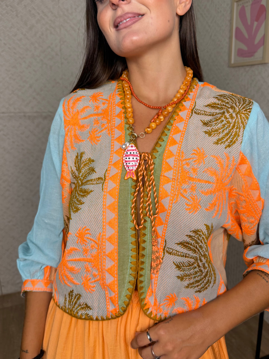 KIMONO SAFFRON