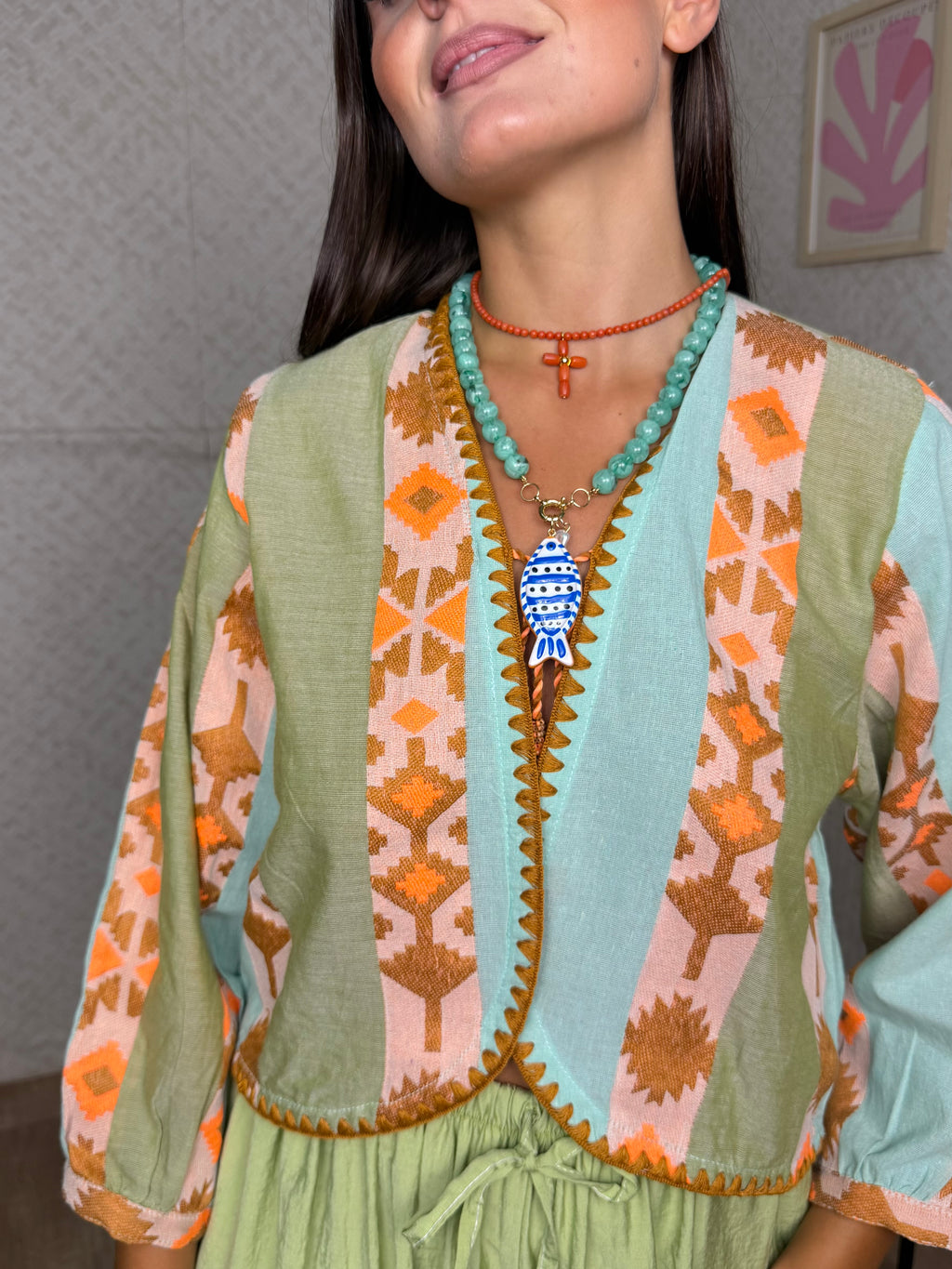 KIMONO SAFFRON