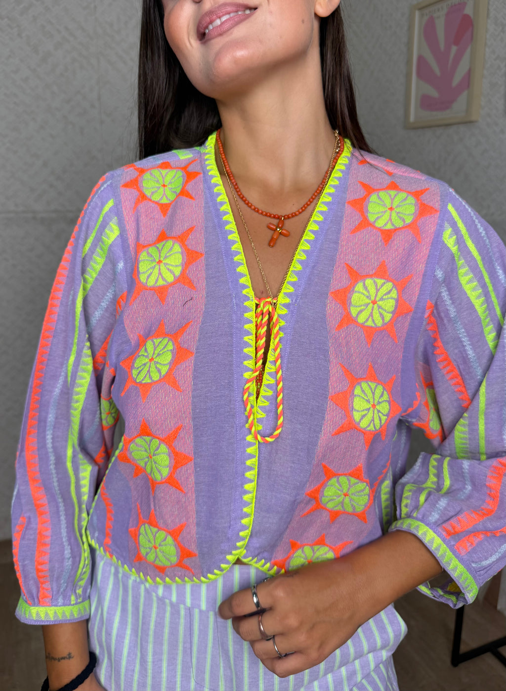 KIMONO SAFFRON