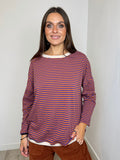 CAMISETA RAYAS TEJA