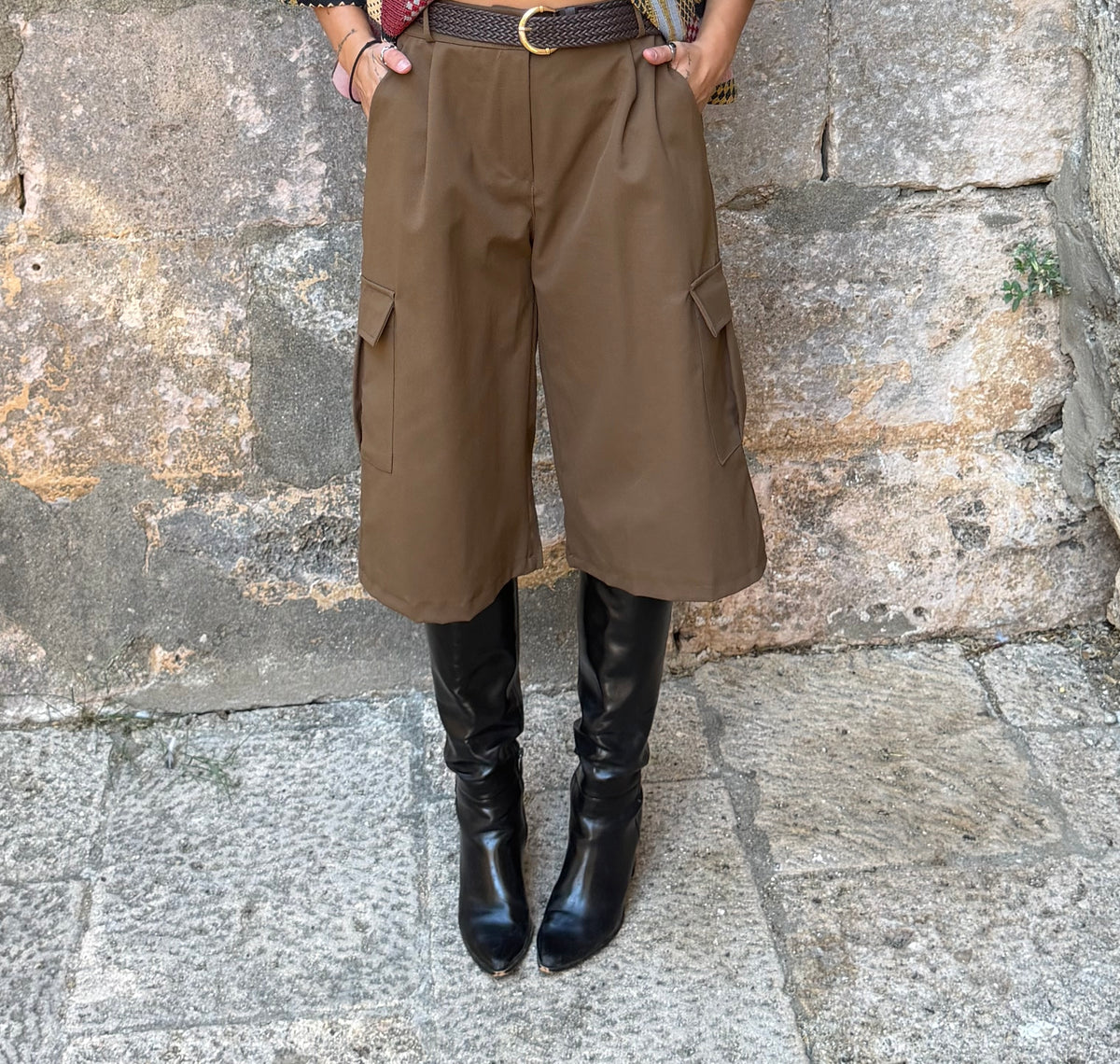 BERMUDAS CARGO CAQUI