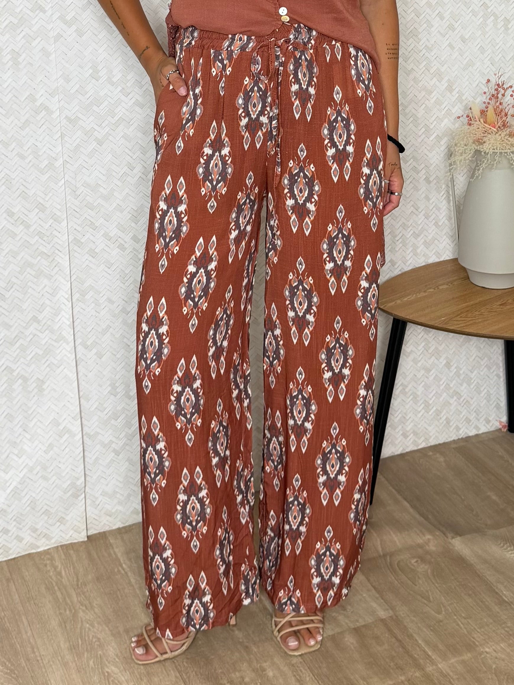 PANTALÓN DUNA TERRACOTA