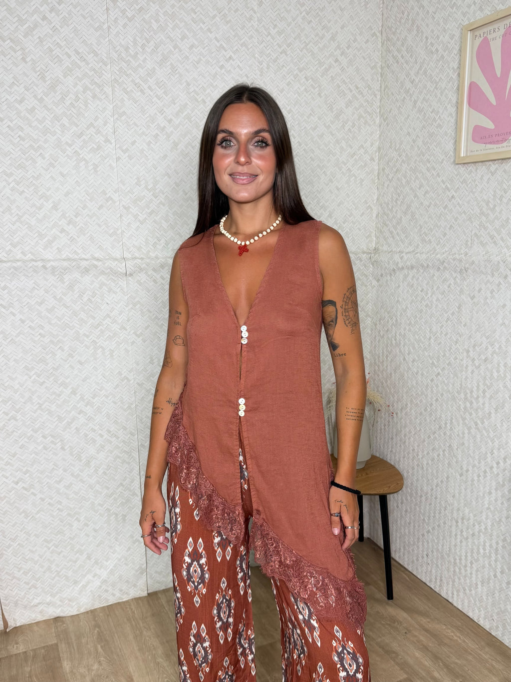 BLUSA LIRA TEJA