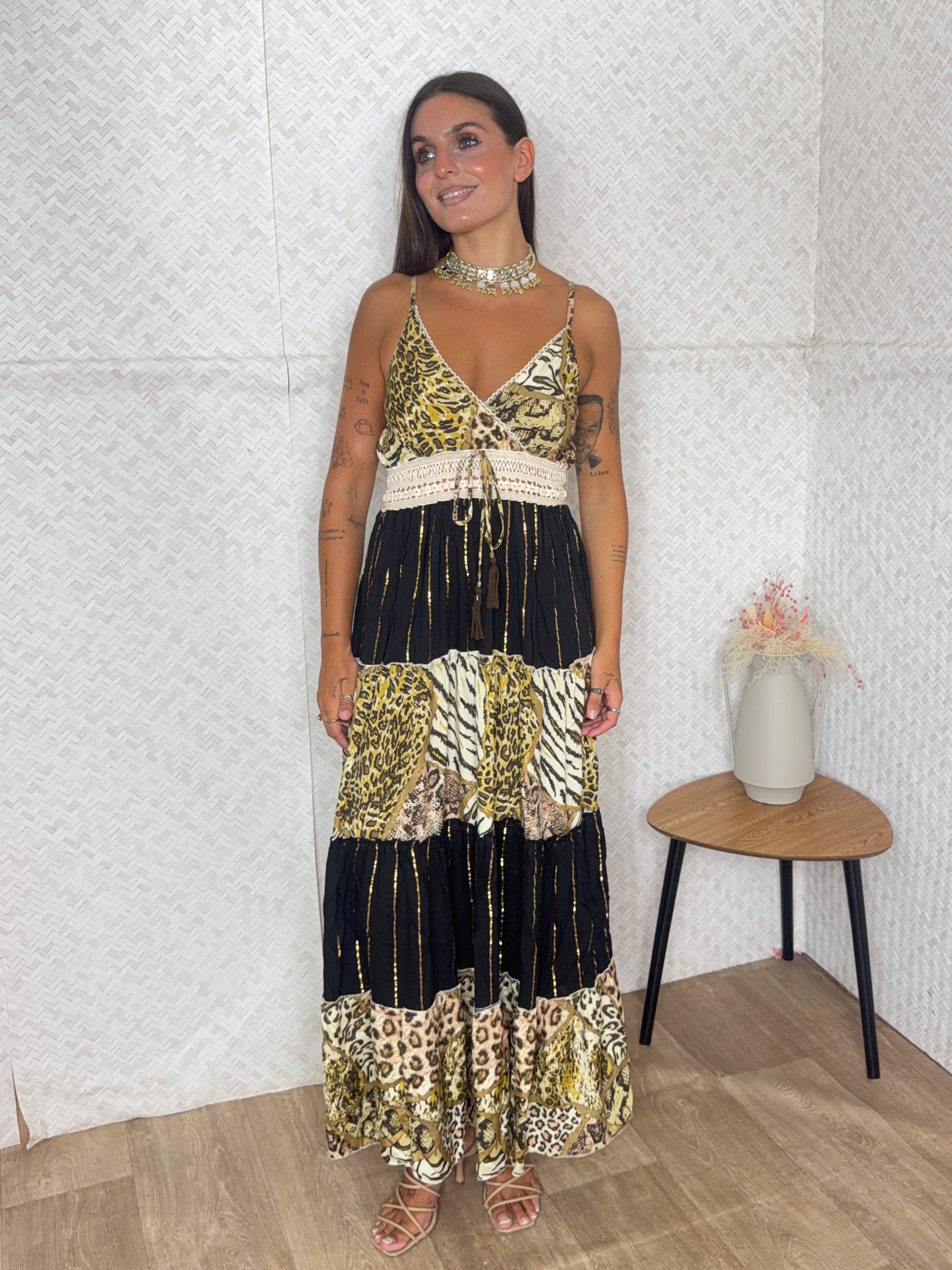 VESTIDO MARRAKECH ANIMAL PRINT