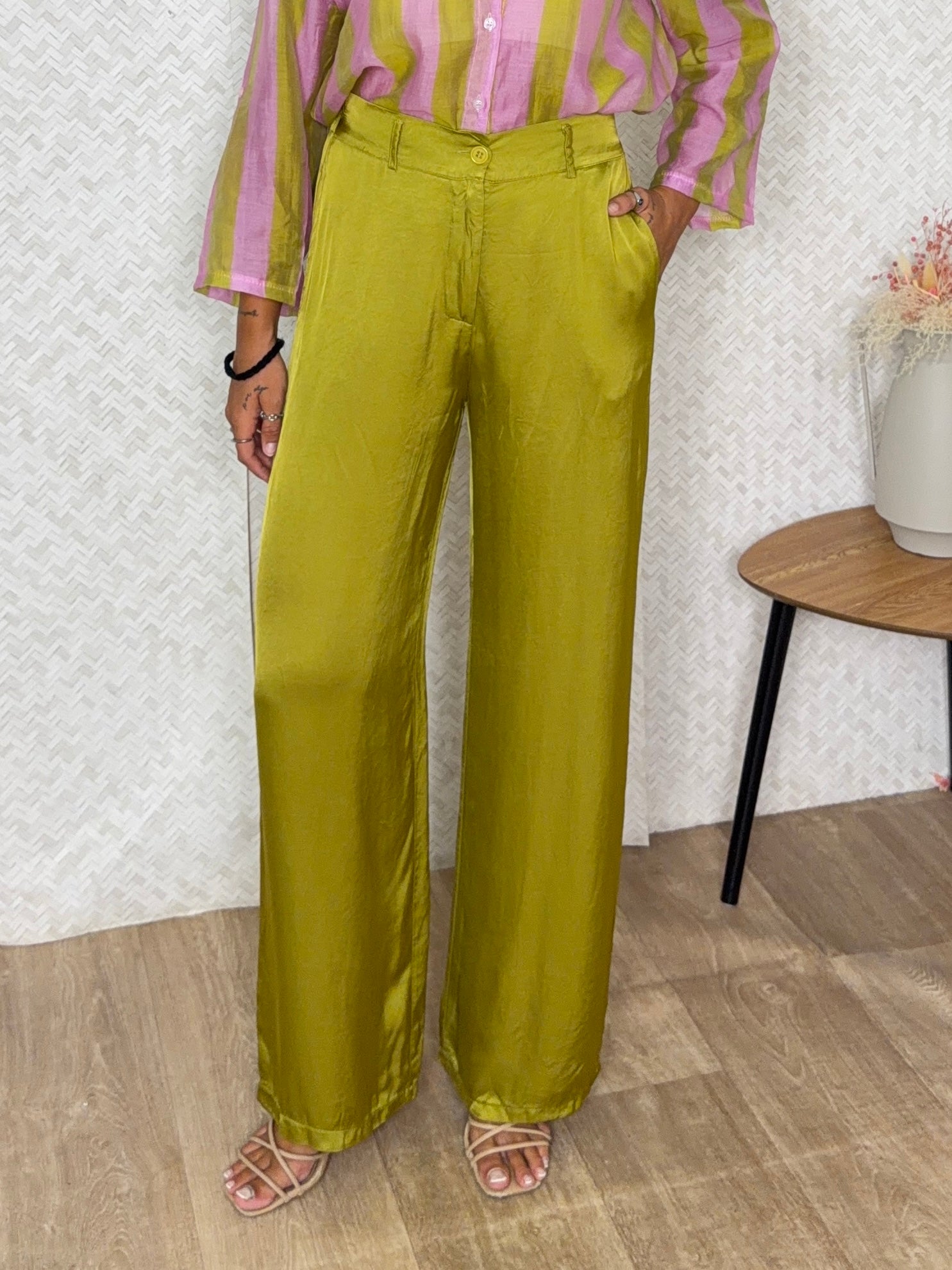 PANTALÓN SATÉN LIMA
