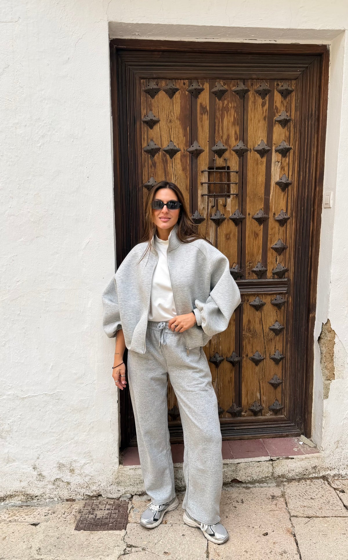 PANTALÓN DE CHANDAL MILÁN GRIS