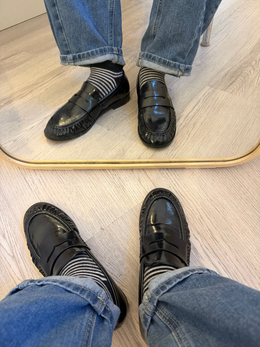 MOCASÍN PIEL NEGRO