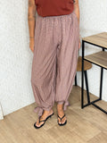 PANTALÓN CUADRO TEJA